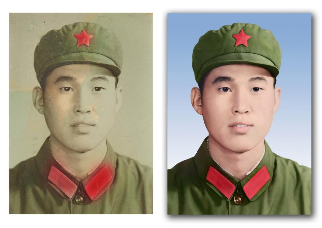 大丰镇破损照片修复-18